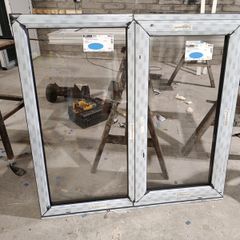 Anthracite grey pvc window W1200 h1140