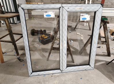 Anthracite grey pvc window W1200 h1140