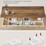 Kitchen Cabinet Sideboard with Drawers, Storage Cabinet with Doors, Adjustable Shelf Image 3