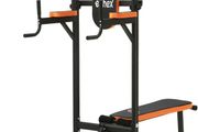 _Roman Power Tower Chair With Bench, Home Weight Lifting Bar, Weight Station, Dip Station, Pull Up Bar, Pull Up Station