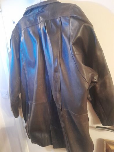 Sardar London leather coat