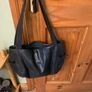 Black leather shoulder bag Image 2
