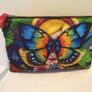 Handmade "Butterfly" 100% silk clutch bag Image 8