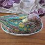 Antique Chinese Tureen Famille Verte Porcelain Duck Image 5