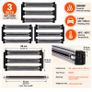 3000W Infrared Paint Curing Lamp 3 Piece Set Automotive Paint Dryer for Car Body Repairs and Workshops Image 2