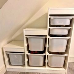 Trofast Unit with storage boxes