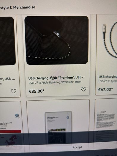uSB cable