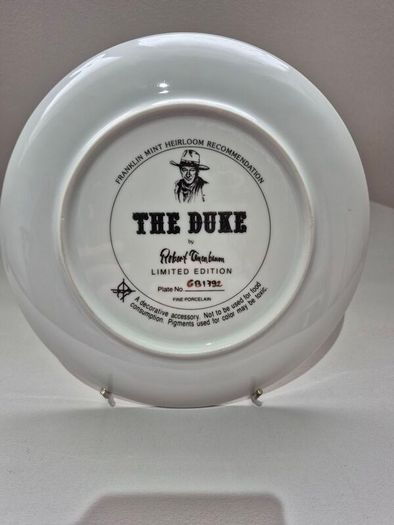 John Wayne "The Duke" Limited Edition Collector Plate