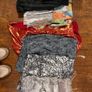 Green, Autumn & Natural-Tone Fabric and Ribbon Lot Image 5