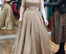 Gold Debs dress
