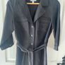 Pure Collection Belted Shirt Dress - Size UK 12 - Silk and Linen Image 2