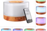 Ultrasonic Essential Oil Aroma Diffuser Mist Humidifier 7 Colors LED Light with Remote Controller FREE Essential Oil