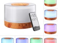 main image for ad Ultrasonic Essential Oil Aroma Diffuser Mist Humidifier 7 Colors LED Light with Remote Controller FREE Essential Oil