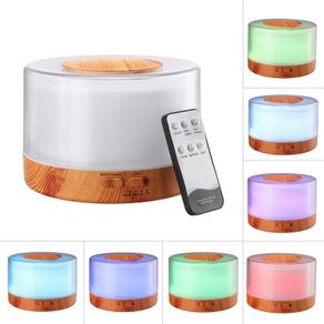 Ultrasonic Essential Oil Aroma Diffuser Mist Humidifier 7 Colors LED Light with Remote Controller FREE Essential Oil