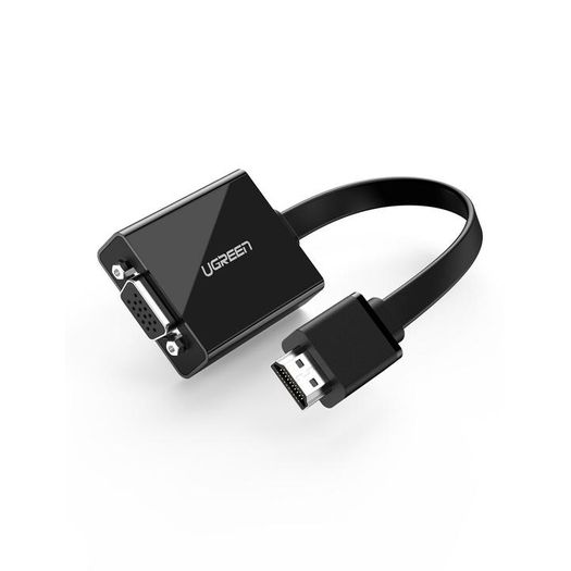 UGREEN 40248 HDMI to VGA With Audio Port Converter Black