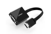 UGREEN 40248 HDMI to VGA With Audio Port Converter Black
