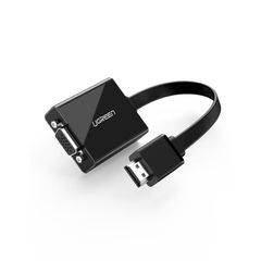 UGREEN 40248 HDMI to VGA With Audio Port Converter Black