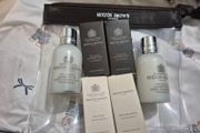 Molton Brown fragrance x 4 conditioner x 2 make up bag.new