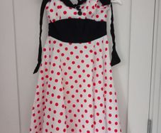 Polka dot dress S