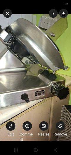 Berkel meat slicer