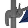 Cantilever Umbrella with Aluminium Pole 4x3 m Azure Blue Image 7