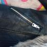 ladies leatherette black jacket. Size 12. River Island Image 8