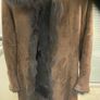 Andrew Mark Shearling Lamb Suede Coat Image 2