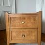 Pair of Caseys Kawali Rattan Bedside Tables Image 3