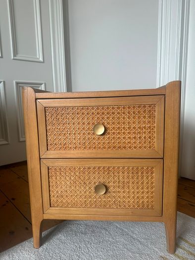 Pair of Caseys Kawali Rattan Bedside Tables