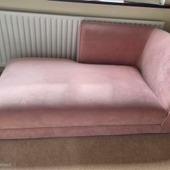 Pink Velvet Chaise longue