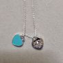Double heart necklace Image 2