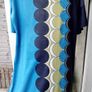 Turquoise 60s Print Tunic Image 2