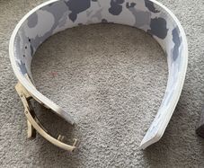 Hardbody 10mm lever belt, Winter White, full-grain leather, size [S/M/L/XL]