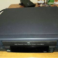Lg vhs video recorder with remote.