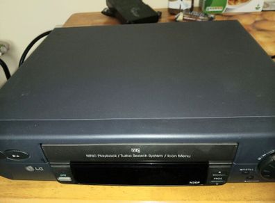 Lg vhs video recorder with remote.