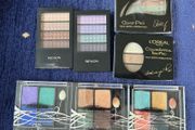 7 eyeshadow palettes - L'Oreal and Revlon