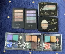 7 eyeshadow palettes - L'Oreal and Revlon