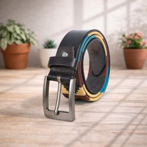 Unisex Genuine Leather Polo Belt Premium Multi-Color Designer Belt Stylish Casual & Formal Waist Belt