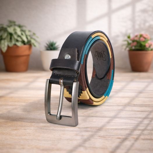 Unisex Genuine Leather Polo Belt Premium Multi-Color Designer Belt