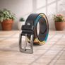Unisex Handmade Leather Polo Belt Woven Argentine Style Belt Image 2