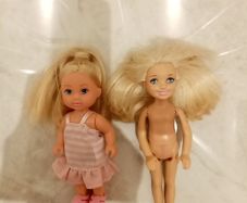Two small dolls