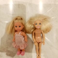 Two small dolls