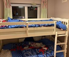 Beautiful Solid Wood Bunk Beds RRP500 Sturdy