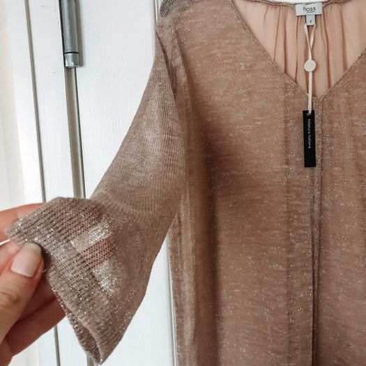Hoss Italian yarn designer flowy top