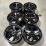 18" Inch Strom DS35 Drift Wheels 5x114.3 Nissan silvia skyline RX7 MX5 R32 R33 lexus IS200 Image 9