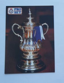 FA CUP TROPHY - Pro Set English Football 1991-1992 #465