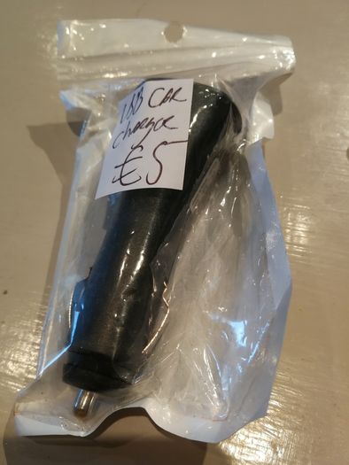Car Usb Charger Black