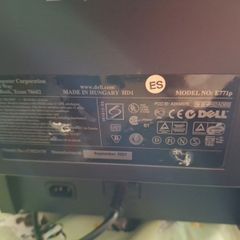 Dell E771p CRT Monitor with stand
