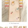 Wee Un Sawdust and Rainbows pikler triangle slide and ring toss Image 6