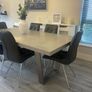Contemporary grey dining table 200cm Image 5